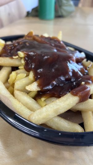 Dirty chips  at Kevabs in Brunswick