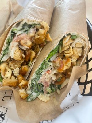 Chicken kabab. Pretty good but not great. Not enough sauce. Paid $1 extra for hummus of which there was none. Chicken texture more dense and rubbery.  at Kevabs in Brunswick