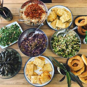 Some of the delicious food on offer at Kevabs in Brunswick