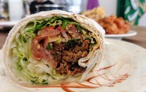 Kevab with extra salad at Kevabs in Brunswick