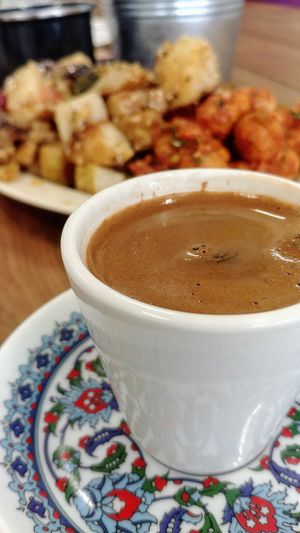 Turkish coffee with cardamom at Kevabs in Brunswick