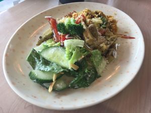 Salad plate at Kevabs in Brunswick