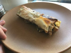 Spinach borek at Kevabs in Brunswick
