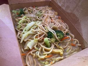 Malaysian Curry Noodles at Vegetarian House in San Jose