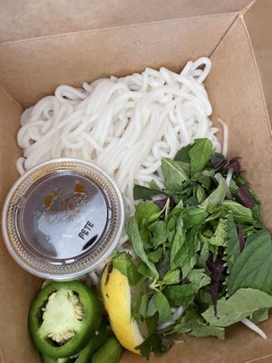 Take out Bun Hue (M size)   at Vegetarian House in San Jose