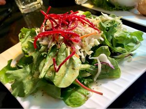 Side salad  at Vegetarian House in San Jose