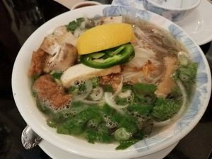 pho at Vegetarian House in San Jose