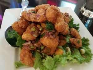 Spicy cha cha at Vegetarian House in San Jose