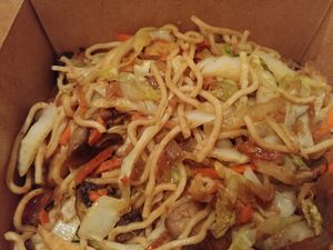 $10 Chow Mein: Good, I'd get again at Vegetarian House in San Jose