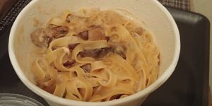 $14 Stroganoff: good option but would have liked more flavor. Shared this portion at Vegetarian House in San Jose