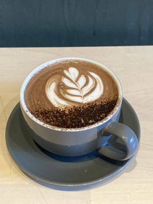 Oat hot chocolate  #Veganuary at Grey Seal Coffee in Cromer