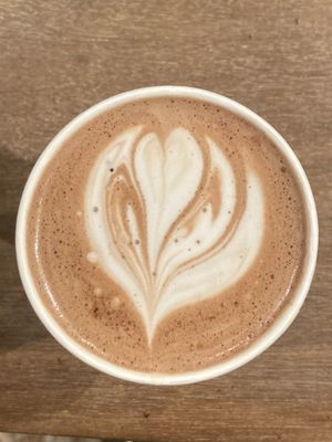 Soya hot chocolate #Veganuary at Grey Seal Coffee in Cromer