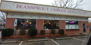 Store Front at Beansprout Chinese Restaurant in Raleigh