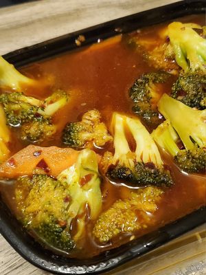 Bland but spicy soup???? Why is it soup? at Beansprout Chinese Restaurant in Raleigh