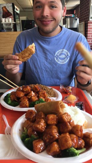 General Tso’s Bean Curd (tofu) at Beansprout Chinese Restaurant in Raleigh