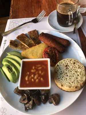 English breakfast  at Flaherty's in Barcelona