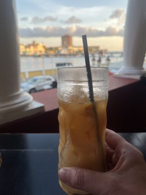 Coconut Mai Tai - delish!  at De Governeur in Willemstad