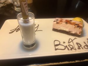 Strawberry pie- vegan dessert also delicious!  at De Governeur in Willemstad