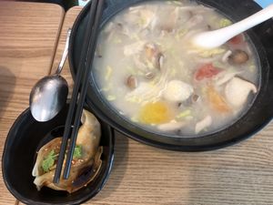 Mee Sua in mushroom broth  at Green Ba - Somerset in Central Singapore