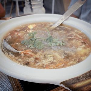 Sharkfin” soup  at Green Ba - Somerset in Central Singapore
