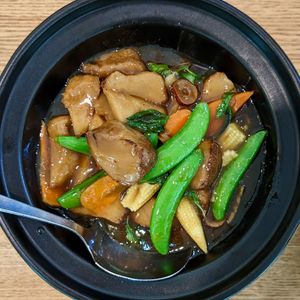 Hericium with Special Herbal Sauce at Green Ba - Somerset in Central Singapore