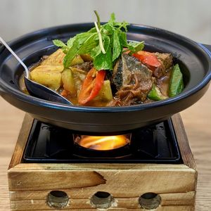 Asam Pedas Fish at Green Ba - Somerset in Central Singapore