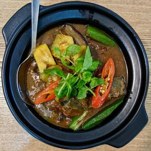 Asam Pedas Fish at Green Ba - Somerset in Central Singapore