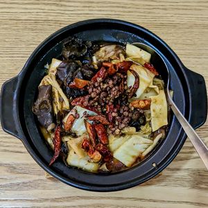 Mala Vermicelli with Vegetable at Green Ba - Somerset in Central Singapore