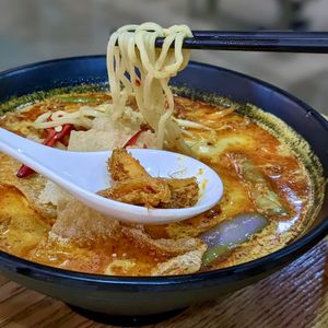 Curry Ramen Soup at Green Ba - Somerset in Central Singapore
