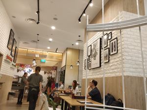 Restaurant interior at Green Ba - Somerset in Central Singapore