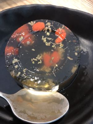 Osmanthus Jelly dessert  at Green Ba - Somerset in Central Singapore