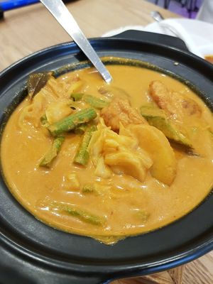 Curry vegetables at Green Ba - Somerset in Central Singapore