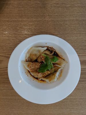 Dumplings in chilli vinegar at Green Ba - Somerset in Central Singapore