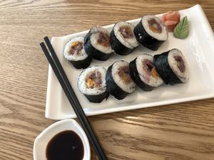 Special sweet potato maki at Green Ba - Somerset in Central Singapore