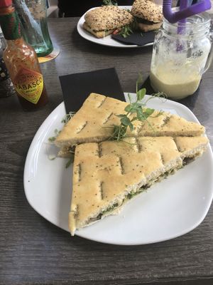 Only vegan option at De Dames in Willemstad