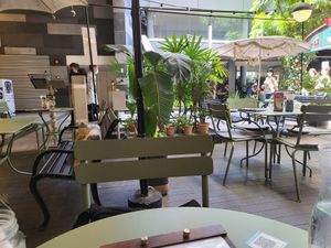 Seating at Privé - Somerset in Central Singapore