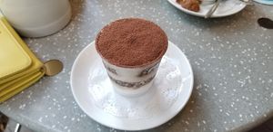 vegan tiramisu at Privé - Somerset in Central Singapore