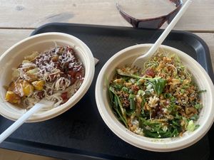 Mango BBQ sauce was really good at Poke Food Station in Willemstad