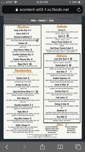 Menu  at Conola Grill and Sushi in Metairie