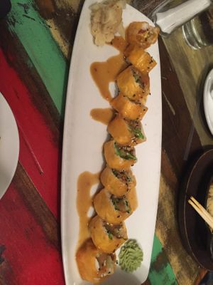Green Peace rolls— spicy! at Conola Grill and Sushi in Metairie