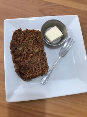 Ginger cake  at Catchacarrot Vegan in Ardfern