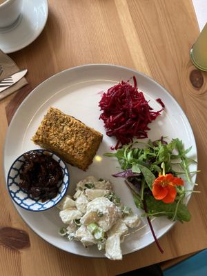 Vegan loaf at Catchacarrot Vegan in Ardfern