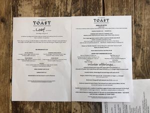 Good selection of veg and vegan options  at Toast in Herne Bay