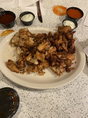 Vegan cauliflower wings  at The Lindenhurst Diner in Lindenhurst