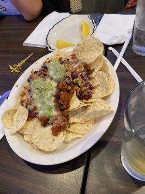 Vegan nachos!!  at The Lindenhurst Diner in Lindenhurst