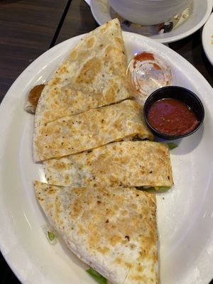 Vegan quesadilla  at The Lindenhurst Diner in Lindenhurst