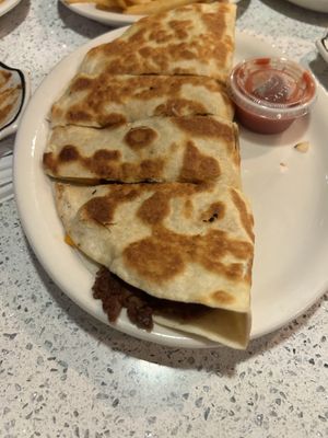 Vegan impossible quesadilla   at The Lindenhurst Diner in Lindenhurst