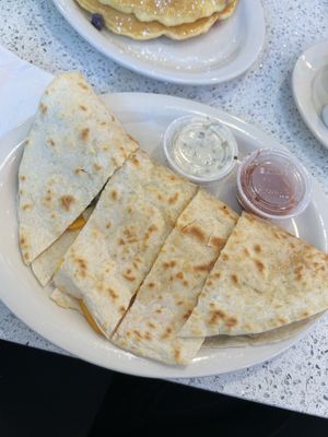Vegan quesadilla   at The Lindenhurst Diner in Lindenhurst
