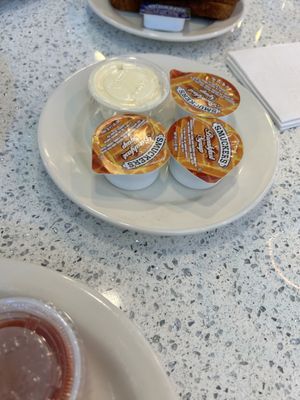 Vegan butter  at The Lindenhurst Diner in Lindenhurst