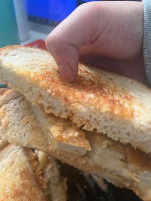 Buffalo chicken grilled cheese ($19.95 on DoorDash)  at The Lindenhurst Diner in Lindenhurst
